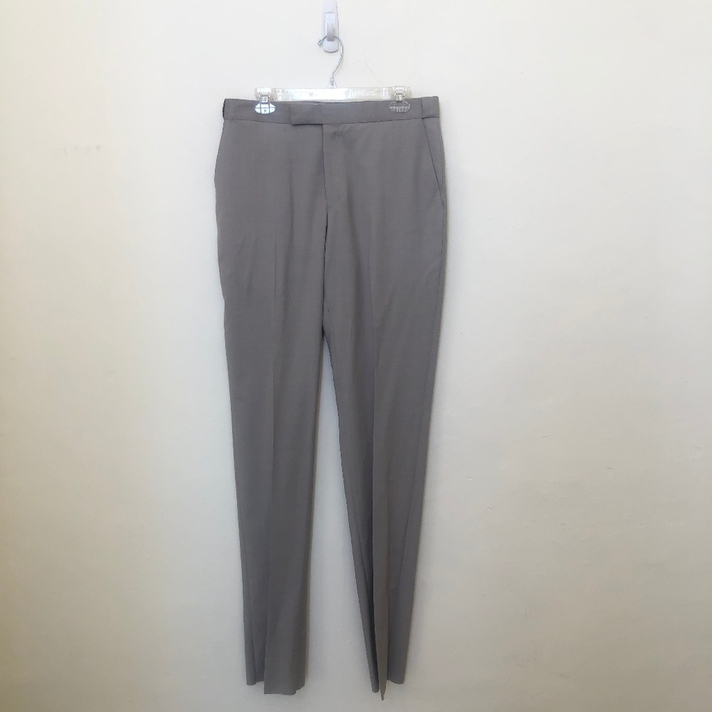 Grey Suit Pants- Super 130's Merino Wool